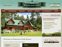 Tablet Screenshot of castleresort.com